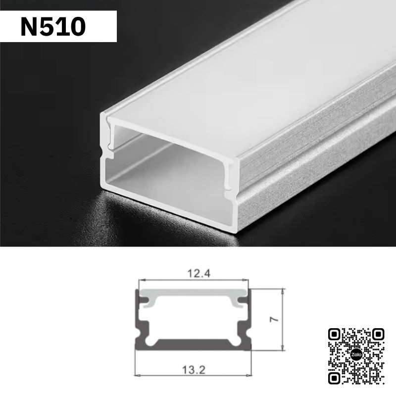 Thanh Nhôm Định Hình Lắp Nổi 2 Mét | N510